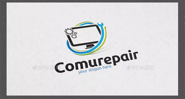 Computer Repair Logo Template