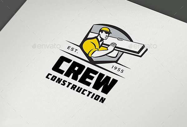 Construction Crew Logo Template