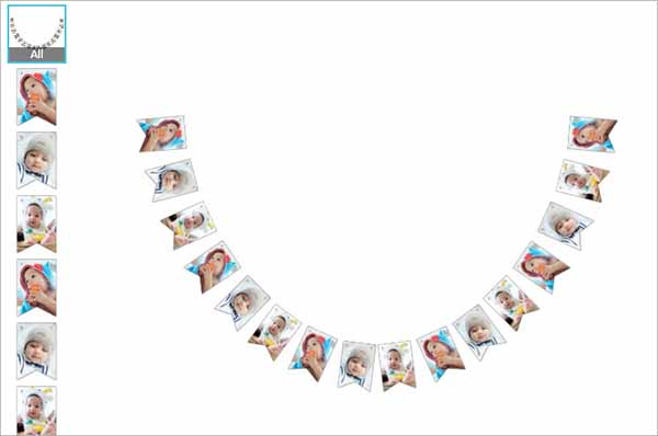 Custom Photo Bunting Flags