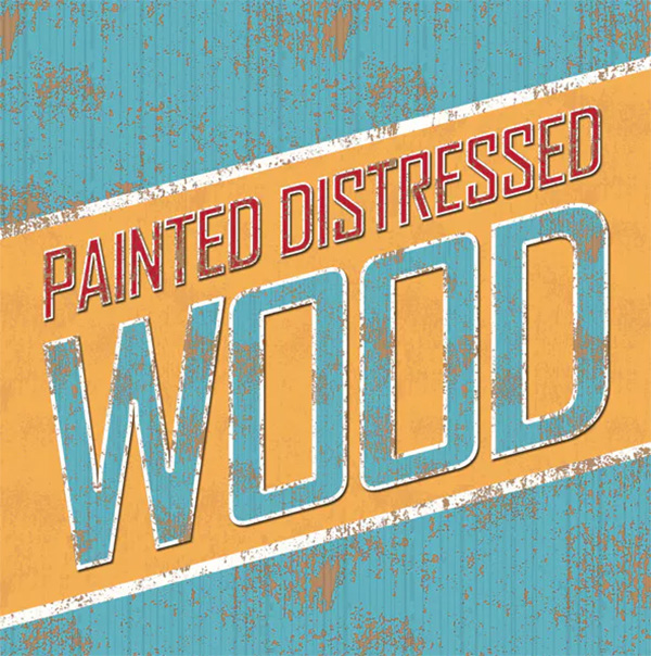 Distressed Painted Wooden Styles