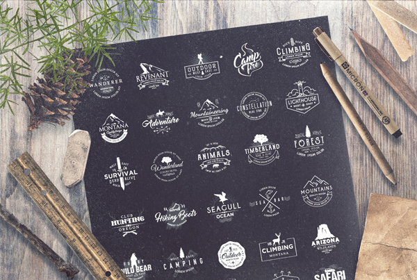 Editable Outdoor Logos Bundle