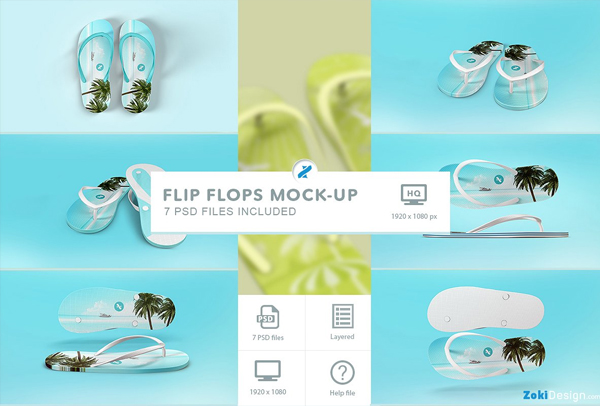 Flip Flops Mockup