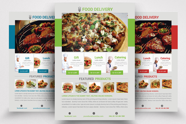 Food Restaurant Flyer Template