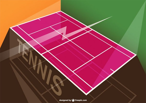 Free Vector Tennis Tournament Template