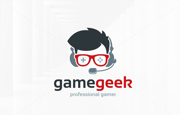 Game Geek Logo Template