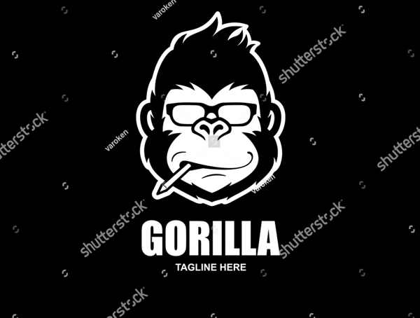 Geek Gorilla Logo Template