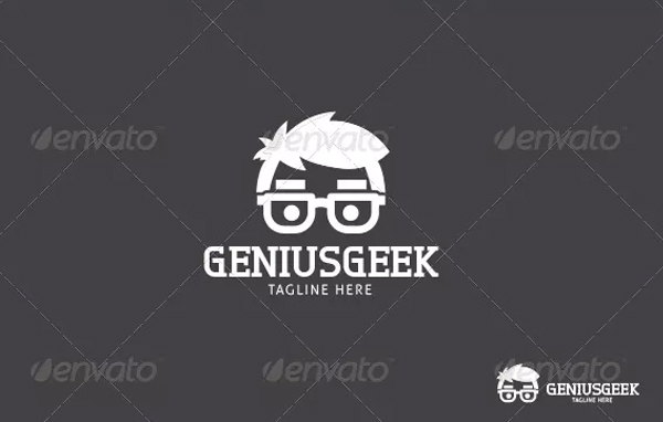 Genius Geek Logo Template
