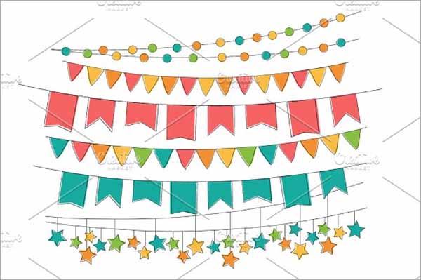 Hand Drawn Bunting Banners