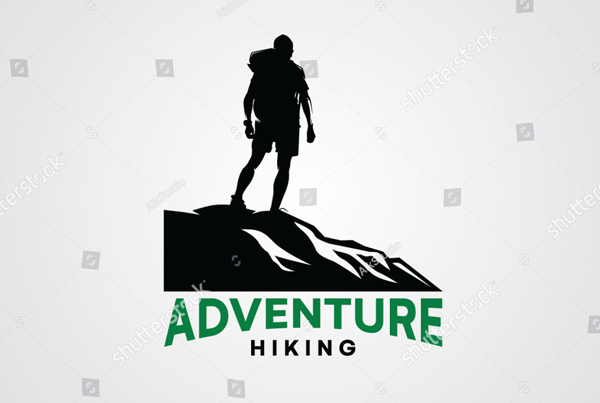 Hiking Club Expedition Logo Design Template