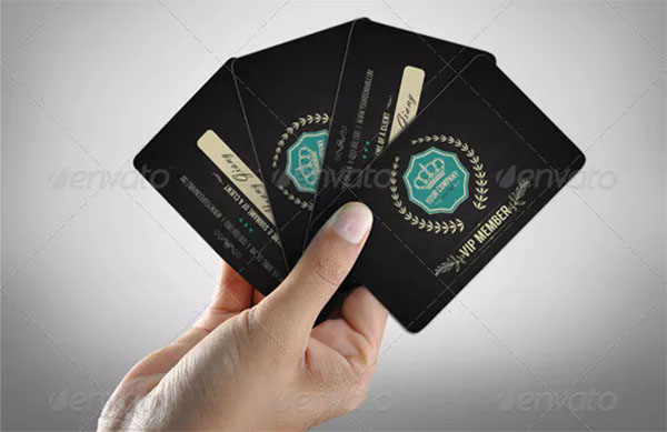Luxury Retro Vip Card Template