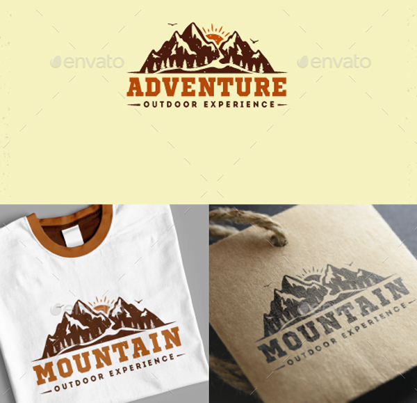 Mountain Adventure Logo Template