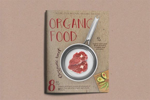 Organic Food Brochure and Magazine