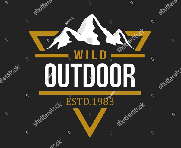 Outdoor Logo Design Template