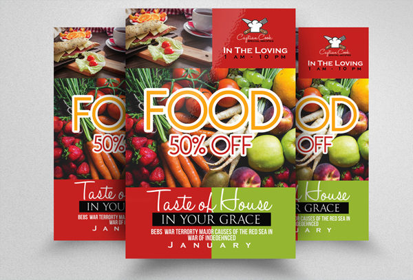 Professional Food Flyer Template