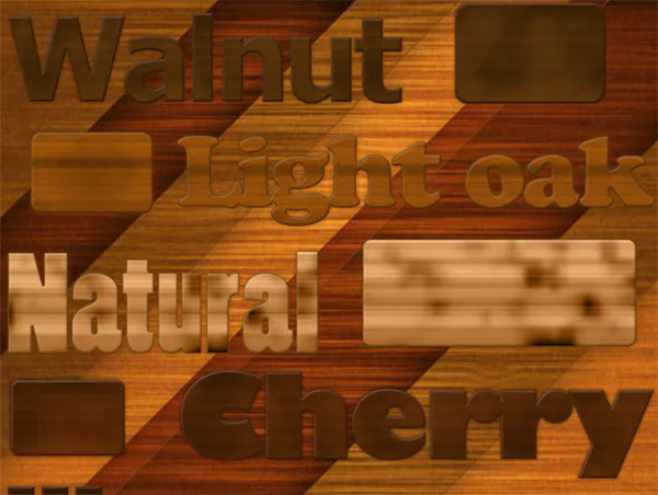 Realistic Wooden Text Effect