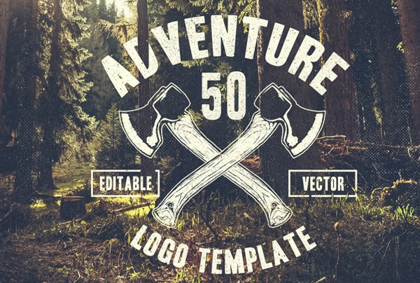 Retro Adventure Logo