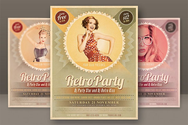 Retro Party Flyer