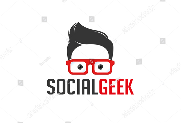 Social Geek Logo Template