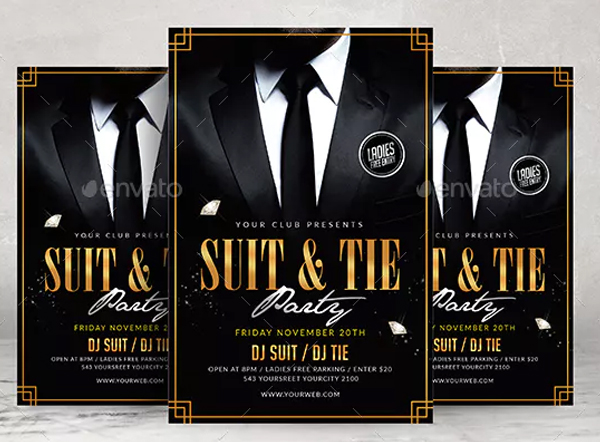 Suit and Tie Flyer