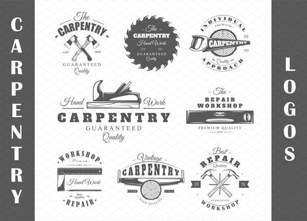 Vintage Carpentry Logo Templates