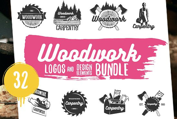 Woodwork Logo Templates
