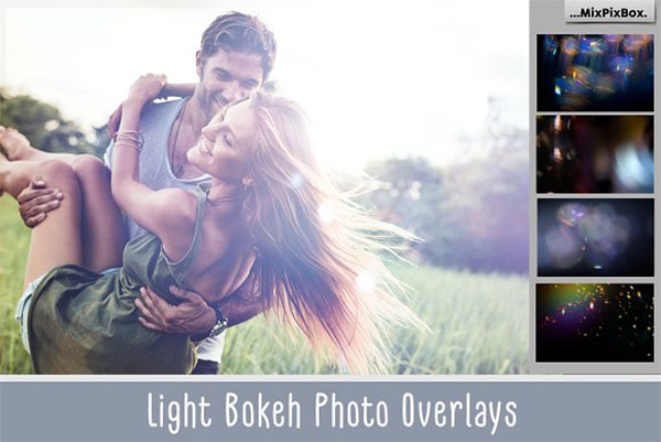 60 Light Bokeh Overlays