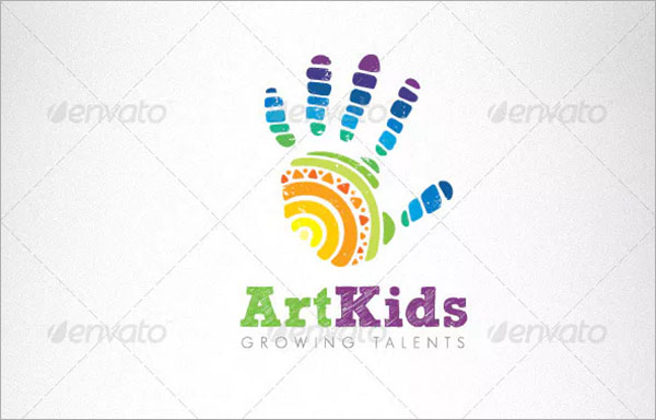 Art Kids Studio Creative Logo Template