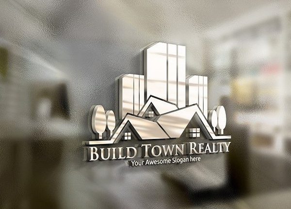 Build Town Realty Logo Template