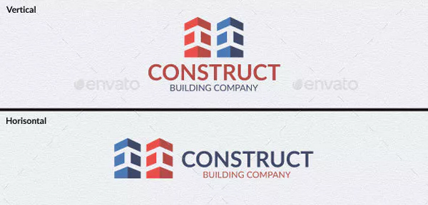 Construct Building Company Logo Template