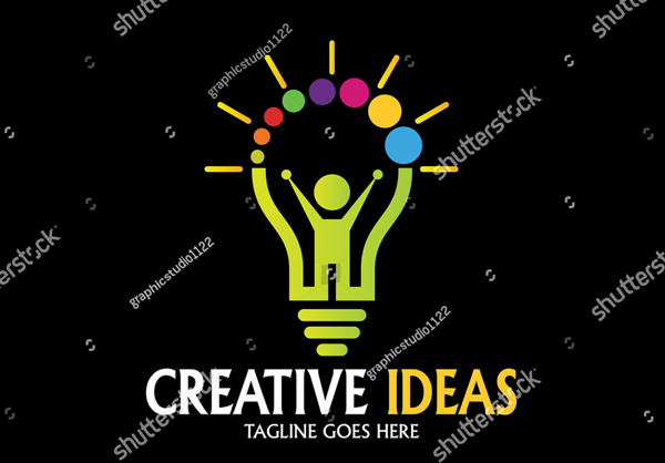 Creative Ideas Logo Design Template