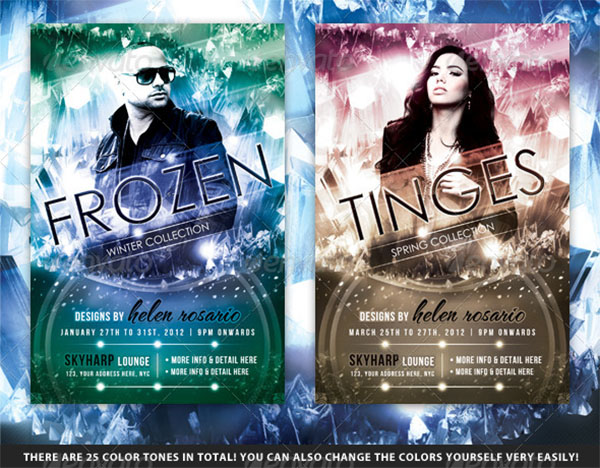 Frozen Winter Fashion Flyer