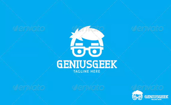 Genius Geek logo Template