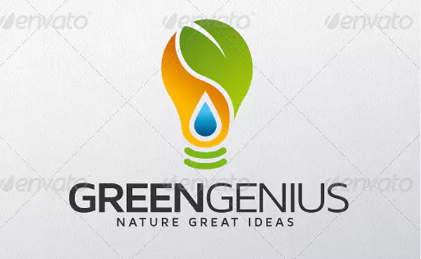 Green Genius Logo Templates