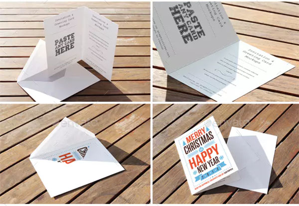 Greeting Card Mockup Bundle