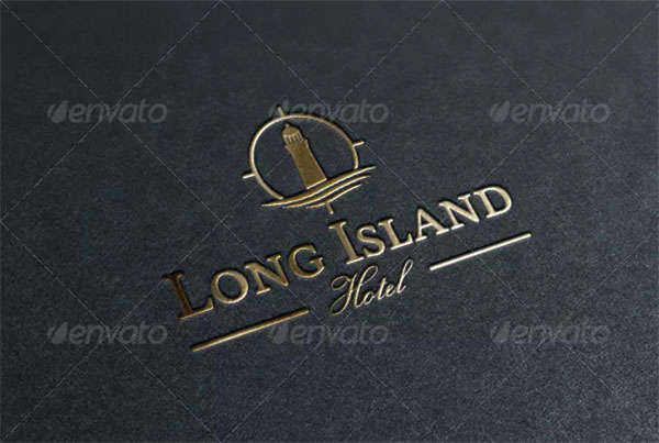 Long Island Hotel Logo Template