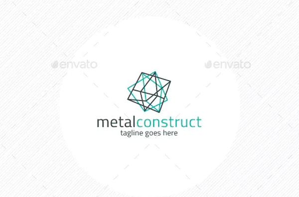 Metal Construct Logo Template
