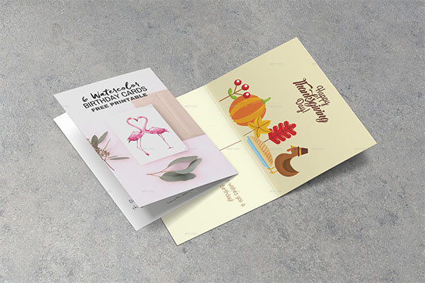 New Invitation & Greeting Card Mockup