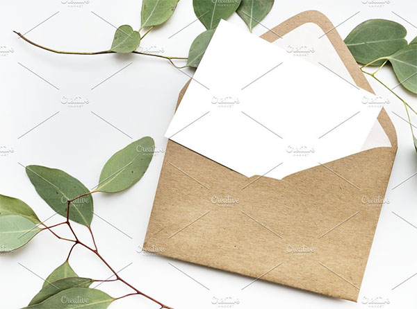 PNG Greeting Card Mockup