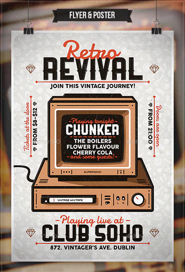 Retro Revival Flyer & Poster