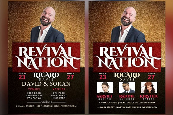 Revival Nation Church Flyer