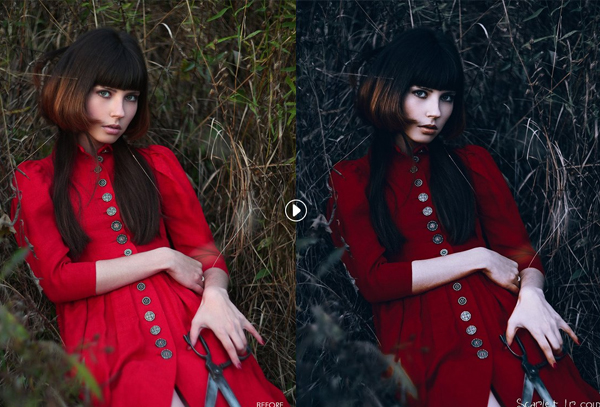 Scarlet Fantasy Lightroom Presets