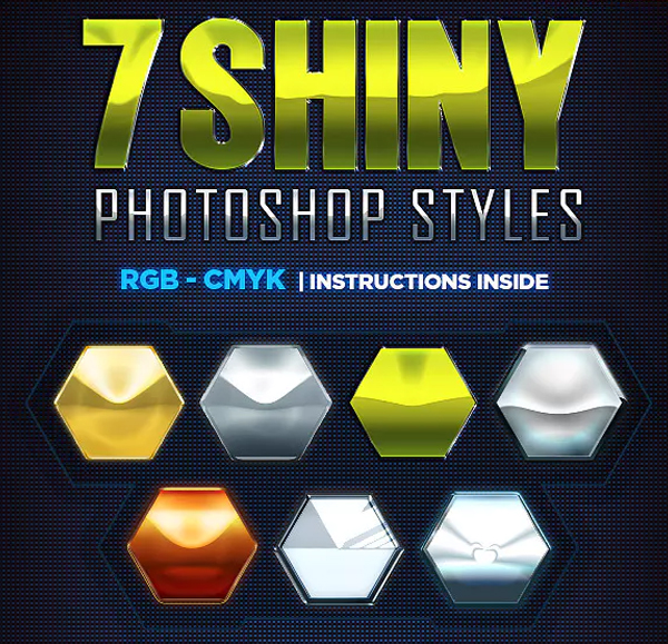 Shiny Photoshop Styles