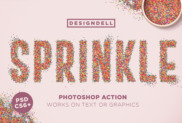 Sprinkle Photoshop Action