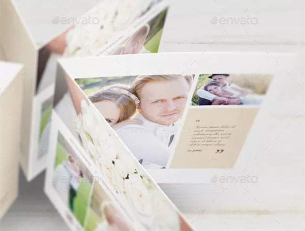 Greeting Card Invitation Creative Mockup