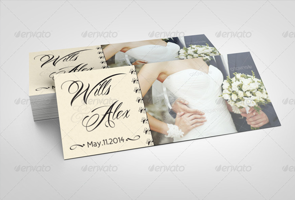 Wedding Rack Card Template