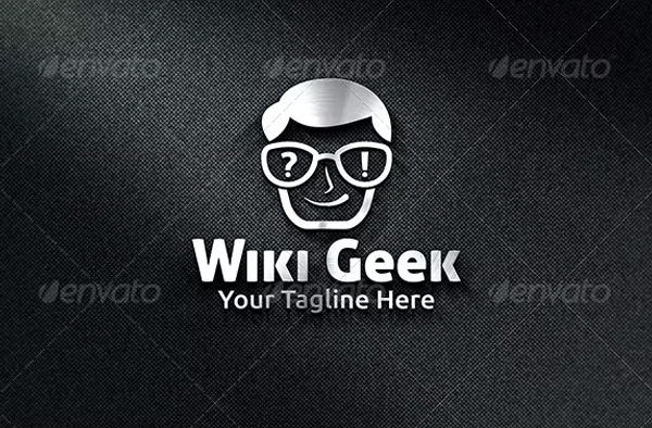 Wiki Geek Logo Template