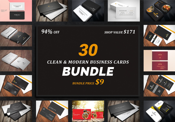 30 Business Cards Bundle