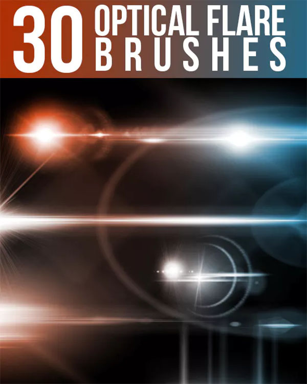 30 Optical Flare Brushes