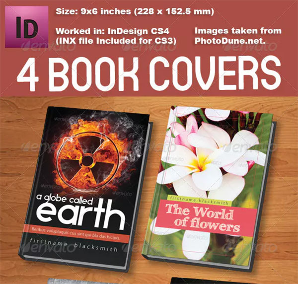 4 Book Cover Templates