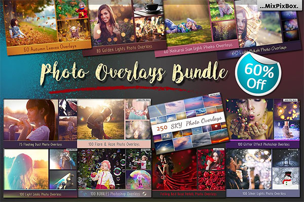 900+ Photo Overlays Bundle